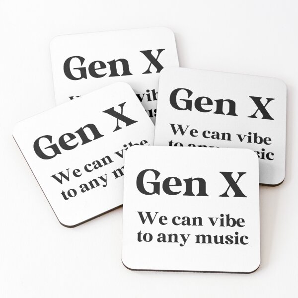 Item preview, Gen X - We Can Vibe To Any Music designed and sold by Travelslightly.