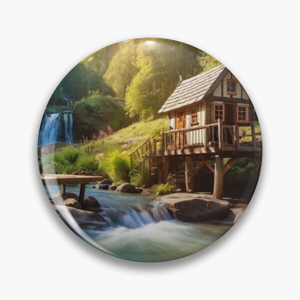 Item preview, Fairy Falls Cottage designed and sold by BlareBlare.