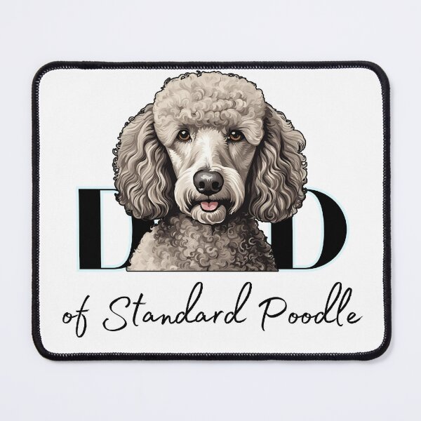Item preview, Minimalistic aesthetic Dad of silver grey standard poodle designed and sold by GoodyPaws.