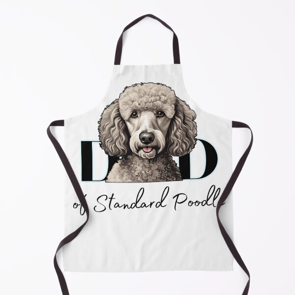 Item preview, Minimalistic aesthetic Dad of silver grey standard poodle designed and sold by GoodyPaws.