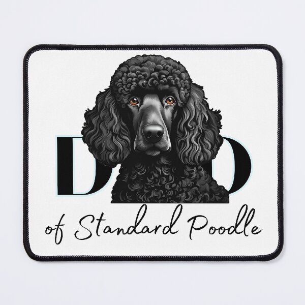 Item preview, Minimalistic aesthetic Dad of black standard poodle designed and sold by GoodyPaws.