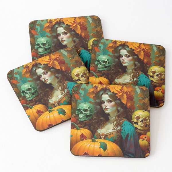 Item preview, Art Nouveau Samhain designed and sold by HolidayBug.