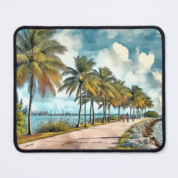 Item preview, Tropical Serenity of Biscayne watercolor designed and sold by Ginngers.