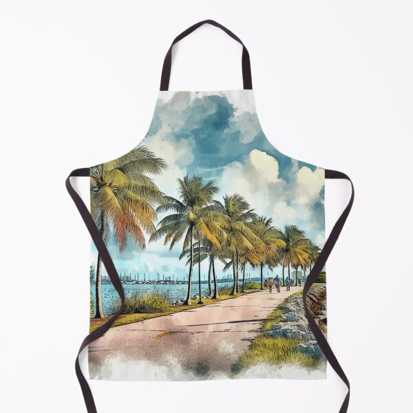 Item preview, Tropical Serenity of Biscayne watercolor designed and sold by Ginngers.