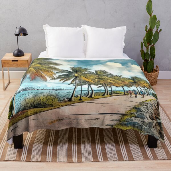 Item preview, Tropical Serenity of Biscayne watercolor designed and sold by Ginngers.