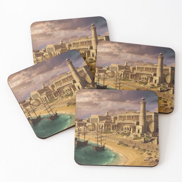 Item preview, Ancient city of Alexandria designed and sold by LazarVelickovic.