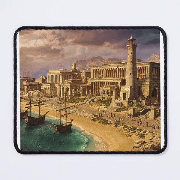 Item preview, Ancient city of Alexandria designed and sold by LazarVelickovic.