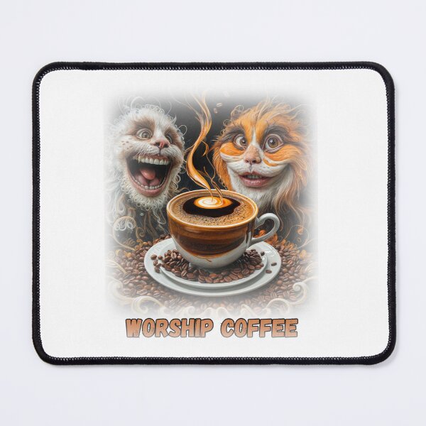 Item preview, Humorous Worship Coffee Classic T-Shirt designed and sold by DarBYZimb.