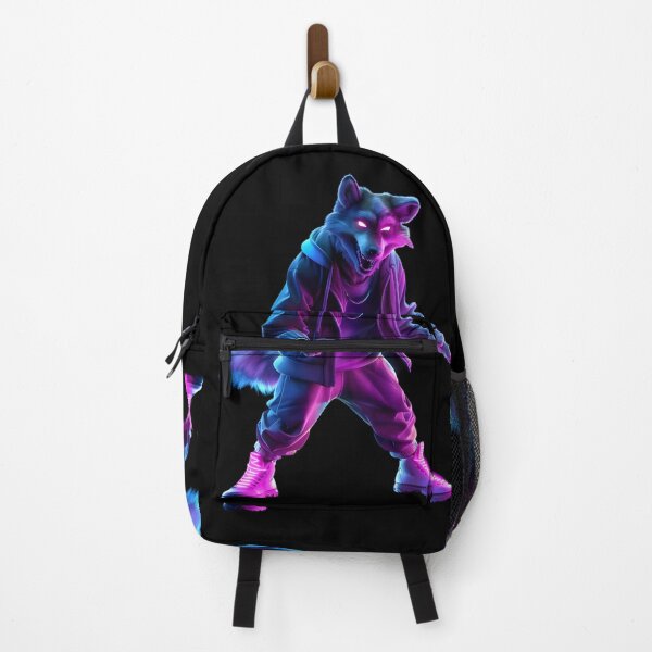 Item preview, Dancing Neon Wolf designed and sold by AI-Only Creations.