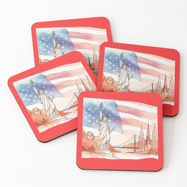 Item preview, American Icons Tribute,   designed and sold by PaintMeWorld.