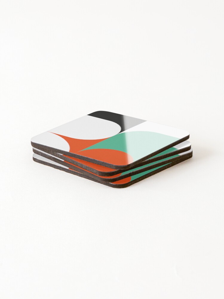Thumbnail 4 of 5, Coasters (Set of 4), Abstract#64 designed and sold by process22.