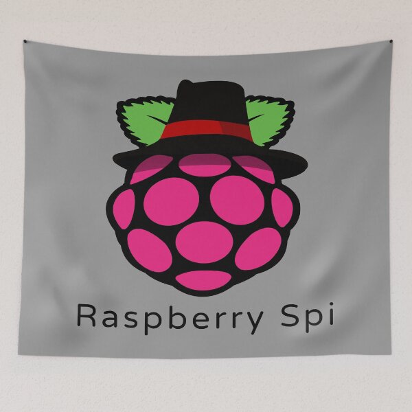 Item preview, Raspberry Spi: Black Hat Hacker Edition designed and sold by Fun Funky Designs.