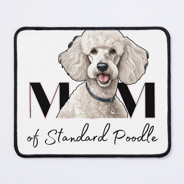 Item preview, Minimalistic aesthetic Mom of white standard poodle designed and sold by GoodyPaws.