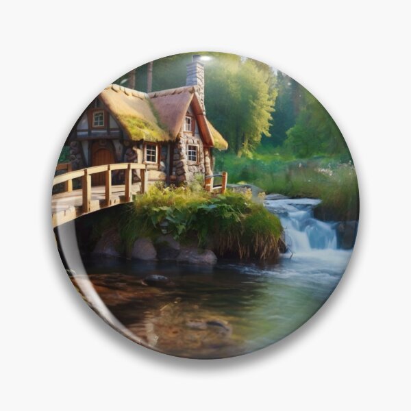 Item preview, Whispering Waterfall Cottage designed and sold by BlareBlare.