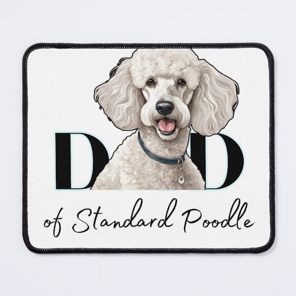 Item preview, Minimalistic aesthetic Dad of white standard poodle designed and sold by GoodyPaws.