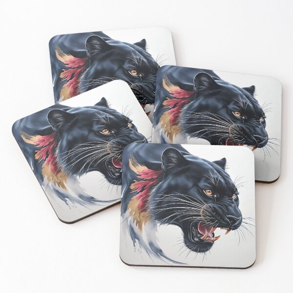 Item preview, Black Panther Hydro Art Portrait  designed and sold by PolygonPinnacle.