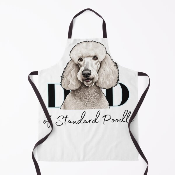 Item preview, Minimalistic aesthetic Dad of white standard poodle designed and sold by GoodyPaws.