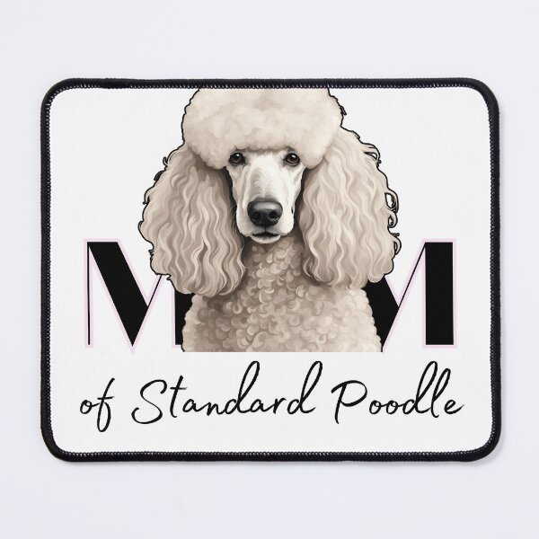 Item preview, Minimalistic aesthetic Mom of white standard poodle designed and sold by GoodyPaws.