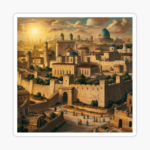 Item preview, Ancient city of Jerusalem designed and sold by LazarVelickovic.