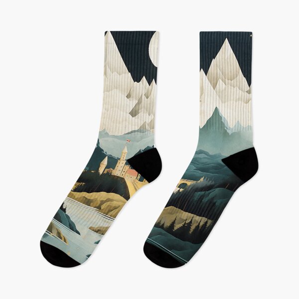Item preview, Mountain Glows and Ocean Flows designed and sold by ArteeInnovation.