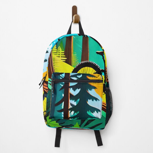 Item preview, Mountain Biking Through Sunlit Trails designed and sold by GrizzlyCollective.