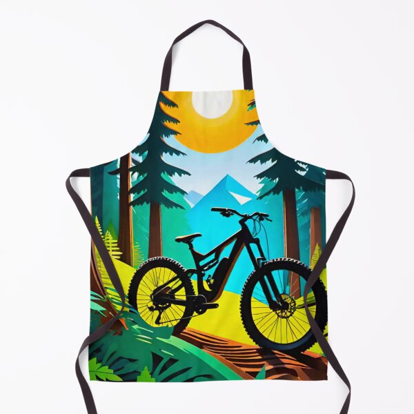 Item preview, Mountain Biking Through Sunlit Trails designed and sold by GrizzlyCollective.