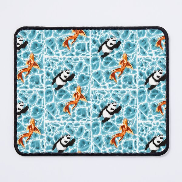 Item preview, Colorful Floating Orange Fish and Cute Panda Artwork – Perfect for Home Decor designed and sold by Pandositive.