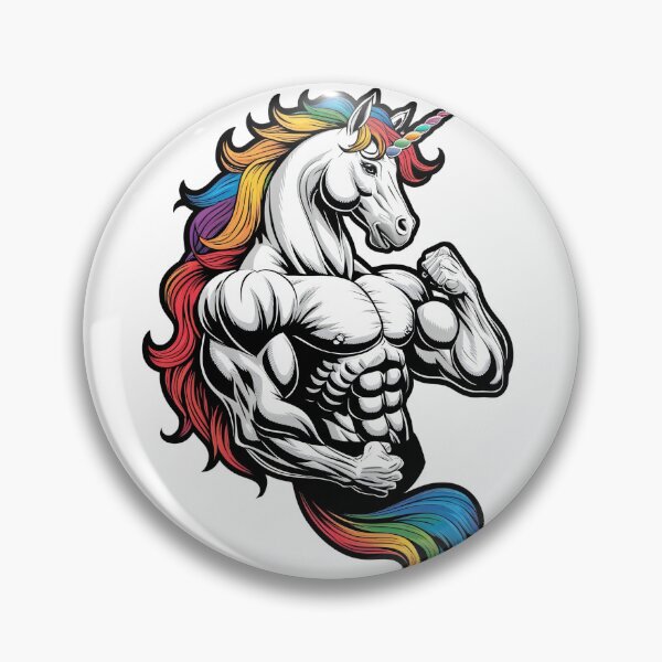 Artikelvorschau, Muscular Magic Unicorn entworfen und verkauft von Torben2024.