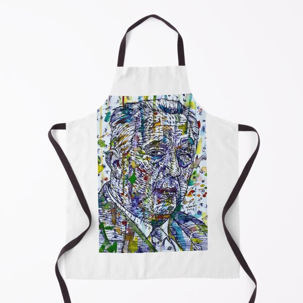 Item preview, CARLO EMILIO GADDA watercolor and ink portrait designed and sold by lautir.