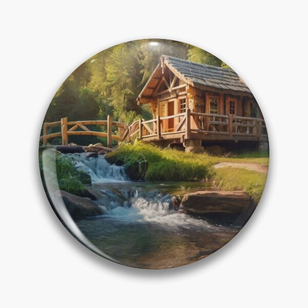 Item preview, Waterfall's Edge Cottage designed and sold by BlareBlare.
