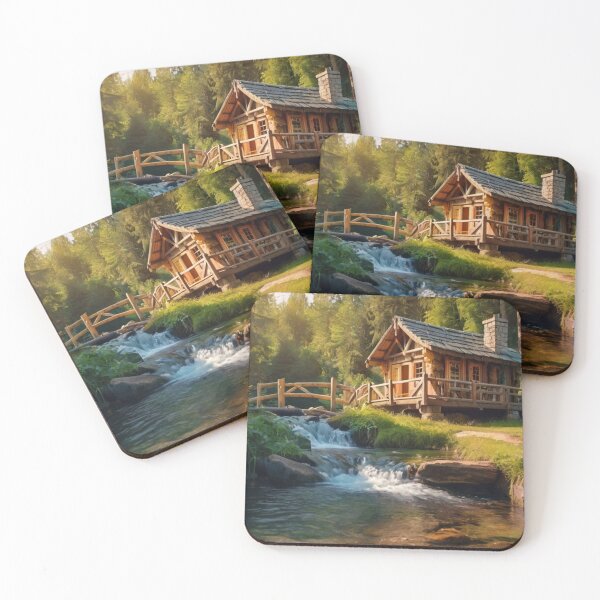 Item preview, Waterfall's Edge Cottage designed and sold by BlareBlare.