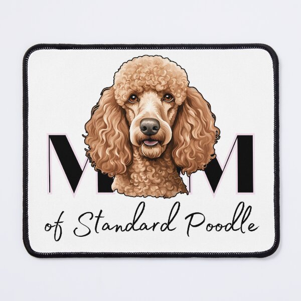 Item preview, Minimalistic aesthetic Mom of apricot cream standard poodle designed and sold by GoodyPaws.