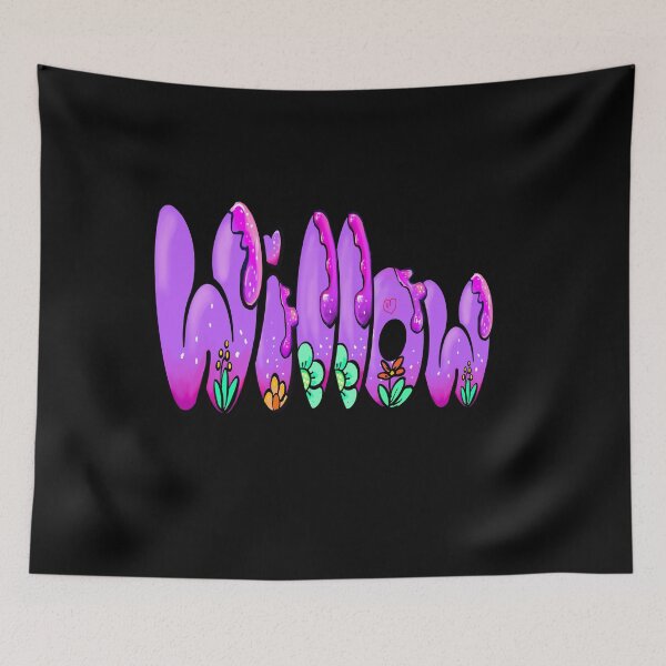 Item preview, Willow popular girls and women first name in purple. Personalized personalised customized name Willow designed and sold by Artonmytee.