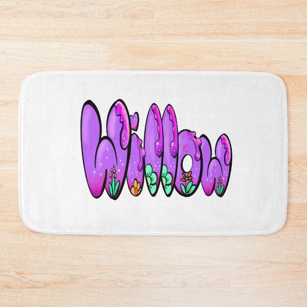 Item preview, Willow popular girls and women first name in purple. Personalized personalised customized name Willow designed and sold by Artonmytee.