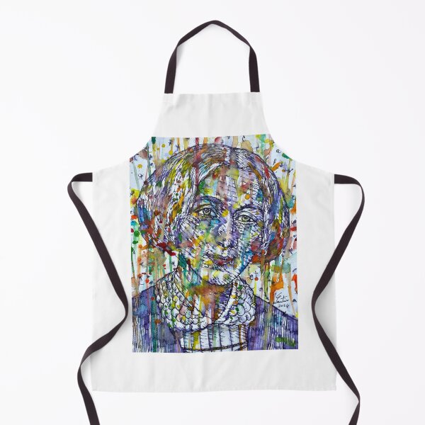 Item preview, GEORGE ELIOT watercolor and ink portrait designed and sold by lautir.