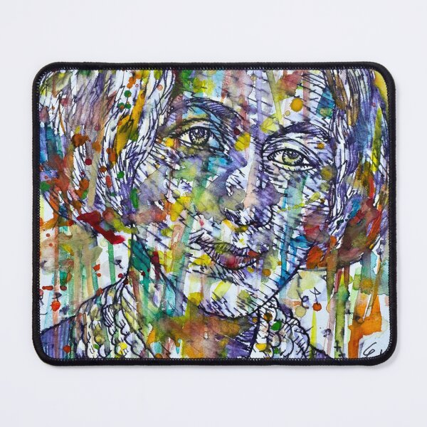 Item preview, GEORGE ELIOT watercolor and ink portrait designed and sold by lautir.