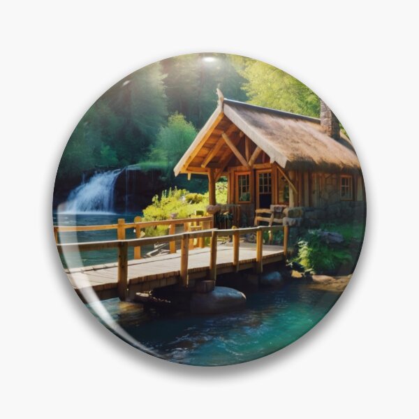 Item preview, Enchanted Cascade Cottage designed and sold by BlareBlare.
