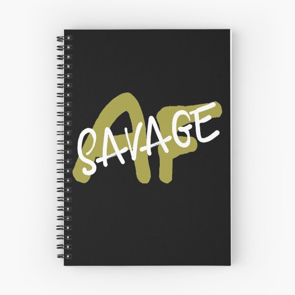 Item preview, Savage AF Slogan Graffiti tag Yellow/Goldish style designed and sold by Something2Say.