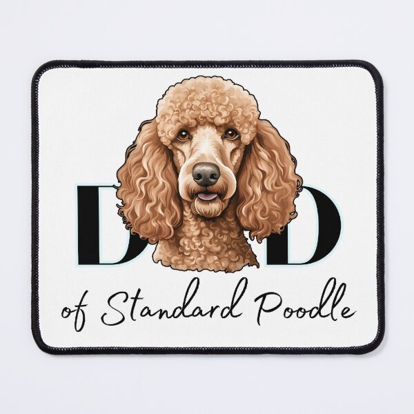 Item preview, Minimalistic aesthetic Dad of apricot cream standard poodle designed and sold by GoodyPaws.