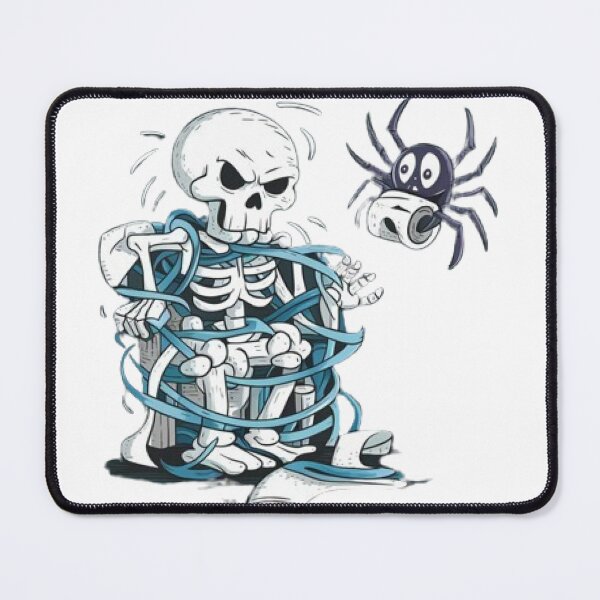 Item preview, Spooky Skeleton Wrapped in Toilet Paper - Humorous Halloween Design designed and sold by blockshop.