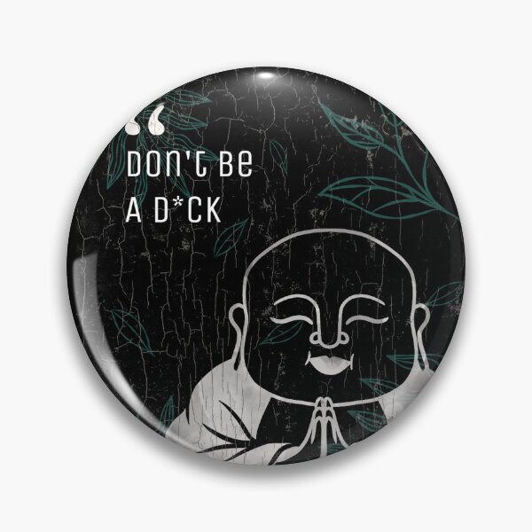 Item preview, Spiritual Don't Be A D*ck Funny laughing buddha designed and sold by GraTEEtude.