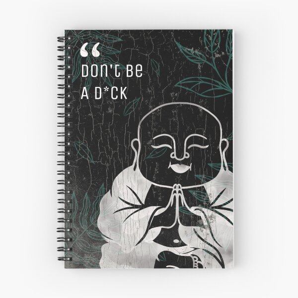 Item preview, Spiritual Don't Be A D*ck Funny laughing buddha designed and sold by GraTEEtude.