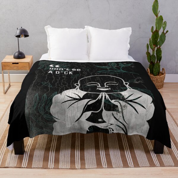 Item preview, Spiritual Don't Be A D*ck Funny laughing buddha designed and sold by GraTEEtude.