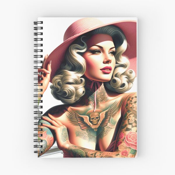 Item preview, Retro Glamour Tatooed Woman designed and sold by PulpVintage.