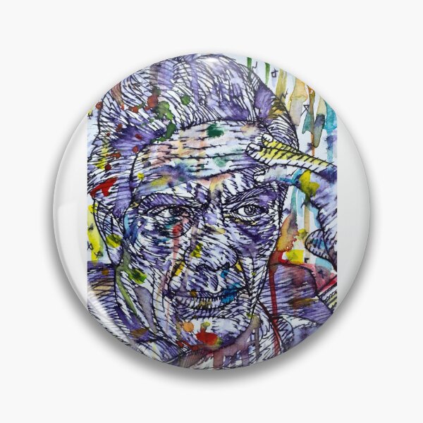 Item preview, PASOLINI watercolor and ink portrait .2 designed and sold by lautir.