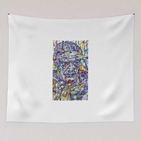 Item preview, PASOLINI watercolor and ink portrait .2 designed and sold by lautir.