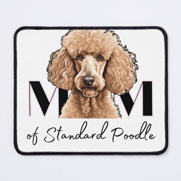 Item preview, Minimalistic aesthetic Mom of apricot cream standard poodle designed and sold by GoodyPaws.
