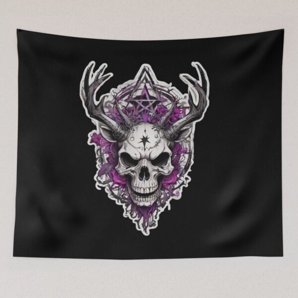 Item preview, Gothic Deer Skull Pentagram designed and sold by Mr-Feniks-55.