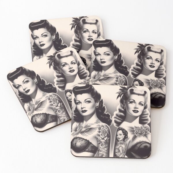 Item preview, Classic Vintage Girls designed and sold by PulpVintage.