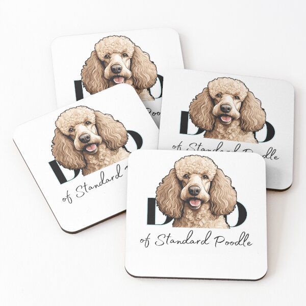 Item preview,  Minimalistic aesthetic Dad of apricot cream standard poodle designed and sold by GoodyPaws.